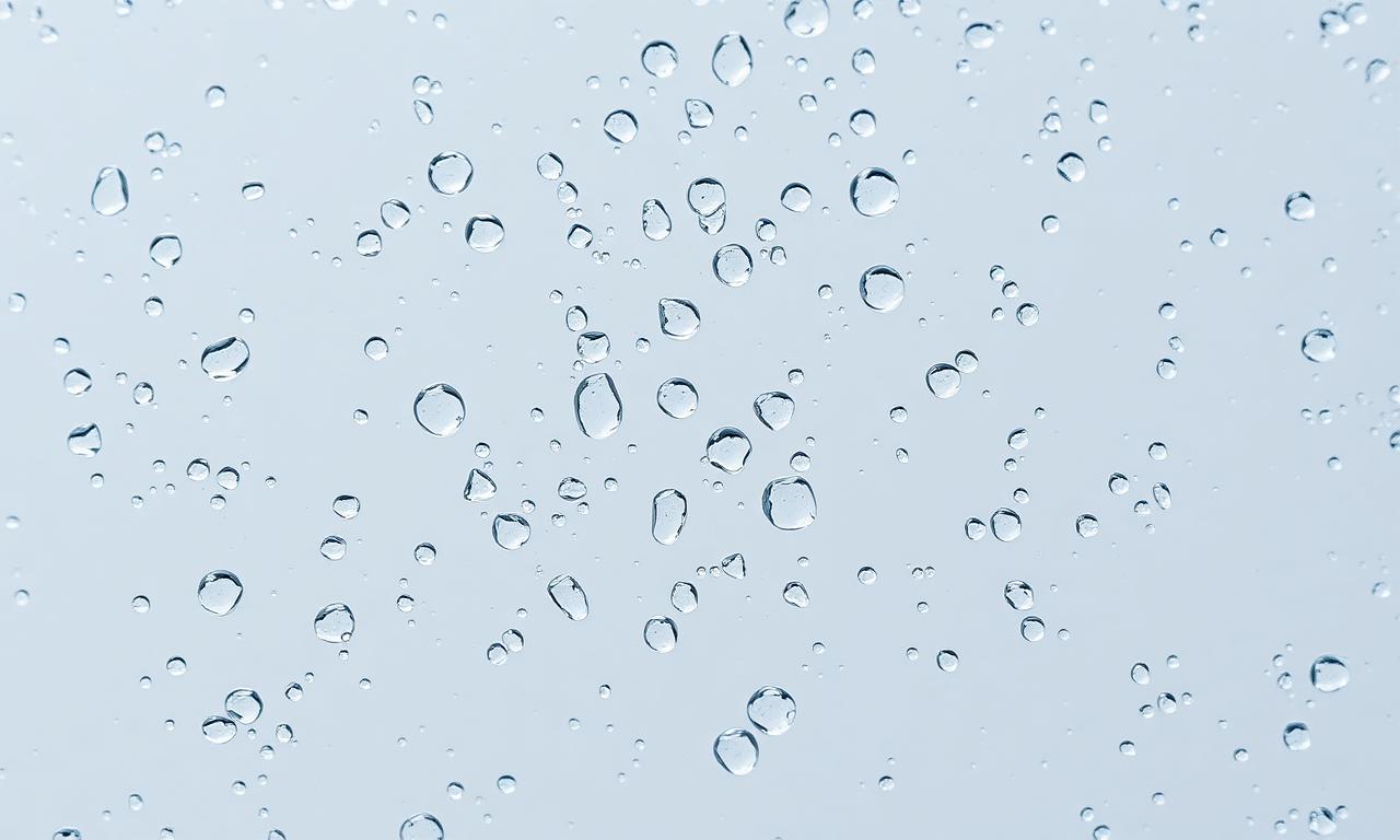 Hydrophobic glass coating with water beading